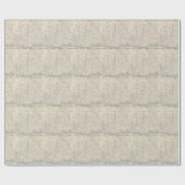 Vintage Karte Detroits (1895) Geschenkpapier (Flach)