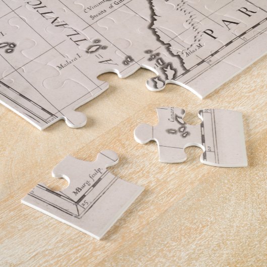 Vintage Karte Europas (1700) Puzzle (Seite)