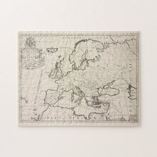 Vintage Karte Europas (1700) Puzzle