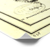 Vintage Karte Florida (1882) Poster (Ecke)