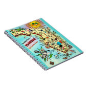Vintage Karte Florida Notizblock (Rechte Seite)