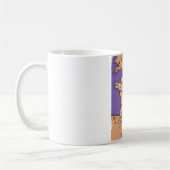 Vintage Karte Frankreichs Kaffeetasse (Links)