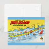 Vintage Karte für Feuerinseln (Vorne/Hinten)