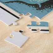 Vintage Karte für Großbritannien Puzzle (Seite)