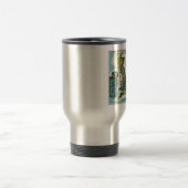 Vintage Karte für Großbritannien Reisebecher (Mittel)