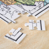 Vintage Karte für Schottland Puzzle (Seite)