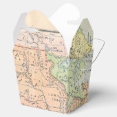 Vintage Karte Geschenkschachtel (Geöffnet)