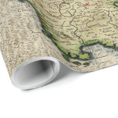 Vintage Karte Griechenlands (1596) Geschenkpapier (Rolleneckpunkt)