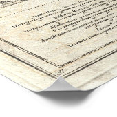 Vintage Karte Griechenlands (1794) Poster (Ecke)