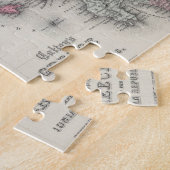 Vintage Karte Griechenlands (1865) Puzzle (Seite)