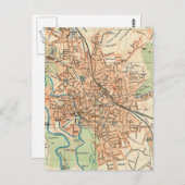 Vintage Karte Hannover Deutschland (1895) (Vorne/Hinten)