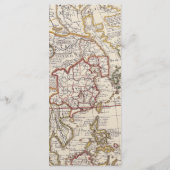 Vintage Karte Heißluftballon Adventure Baby Dusche (Rückseite)