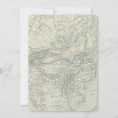 Vintage Karte Hot Air Balloon Babydusche (Rückseite)