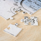 Vintage Karte Humpback Puzzle (Seite)