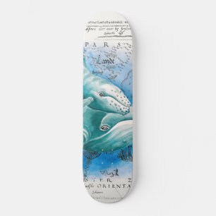 Vintage Karte Humpback Skateboard