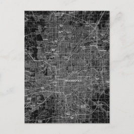 Vintage Karte Indianapolis