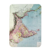 Vintage Karte Indiens | 1877 Magnet (Vertikal)