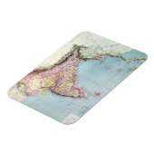 Vintage Karte Indiens | 1877 Magnet (Linke Seite)