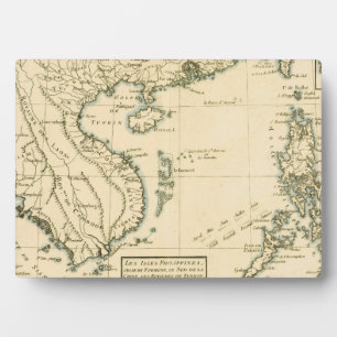 Vintage Karte Indiens Indischer Ozean Fotoplatte