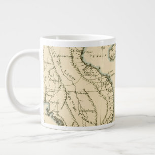 Vintage Karte Indiens Indischer Ozean Jumbo-Tasse