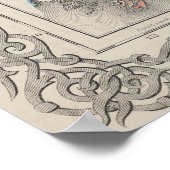 Vintage Karte Indonesiens und der Philippinen Poster (Ecke)