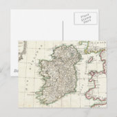 Vintage Karte Irlands (1771) (Vorne/Hinten)