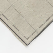 Vintage Karte Irlands (1804) Fleecedecke (Ecke)