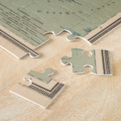 Vintage Karte Irlands (1888) Puzzle (Seite)