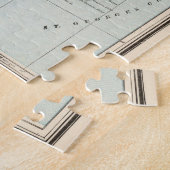 Vintage Karte Irlands (1893) Puzzle (Seite)