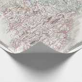 Vintage Karte Irlands Geschenkpapier (Ecke)