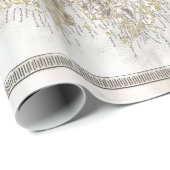 Vintage Karte Irlands Geschenkpapier (Rolleneckpunkt)