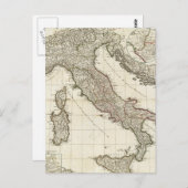 Vintage Karte Italiens (1764) (Vorne/Hinten)