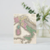 Vintage Karte Italiens (1827) (Stehend Vorderseite)