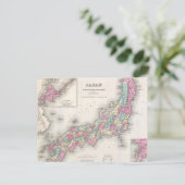 Vintage Karte Japans (1855) (Stehend Vorderseite)