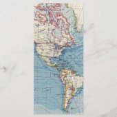 Vintage Karte Kinderduschmenüs (Rückseite)