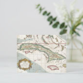 Vintage Karte Kubas und Jamaikas (1763) (Stehend Vorderseite)