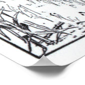 Vintage Karte Louisianas (1912) Poster (Ecke)