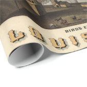 Vintage Karte Louisville (1876) Geschenkpapier (Rolleneckpunkt)