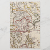 Vintage Karte Luftballon Babyduschratenkarte (Rückseite)