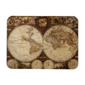 Vintage Karte Magnet (Horizontal)