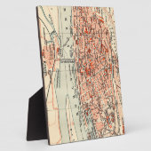 Vintage Karte Mainz Deutschland (1905) Fotoplatte (Seite)