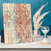 Vintage Karte Mainz Deutschland (1905) Fotoplatte (Seite)