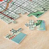 Vintage Karte MILWAUKEE Puzzle (Seite)