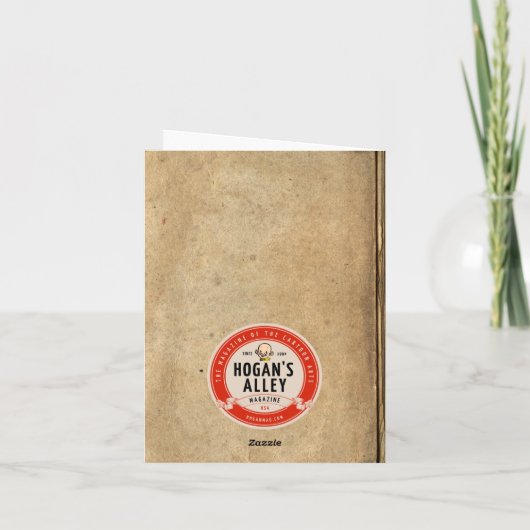 Vintage Karte "Mona Lisa" (Rückseite)