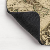 Vintage Karte Mousepad (Ecke)