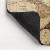 Vintage Karte Mousepad (Ecke)