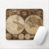Vintage Karte Mousepad (Mit Mouse)