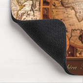 Vintage Karte Mousepad (Ecke)