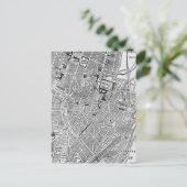 Vintage Karte München Deutschland (1884) (Stehend Vorderseite)