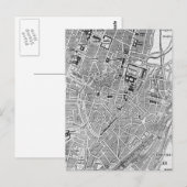 Vintage Karte München Deutschland (1884) (Vorne/Hinten)